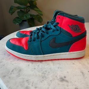 Nike Air Jordan 1 Retro High Russel Westbrook Teal Infrared Size 10.5